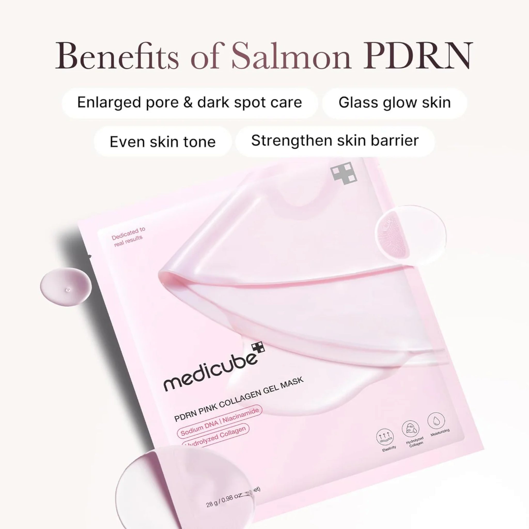 PDRN Pink Collagen Gel Mask [28g]